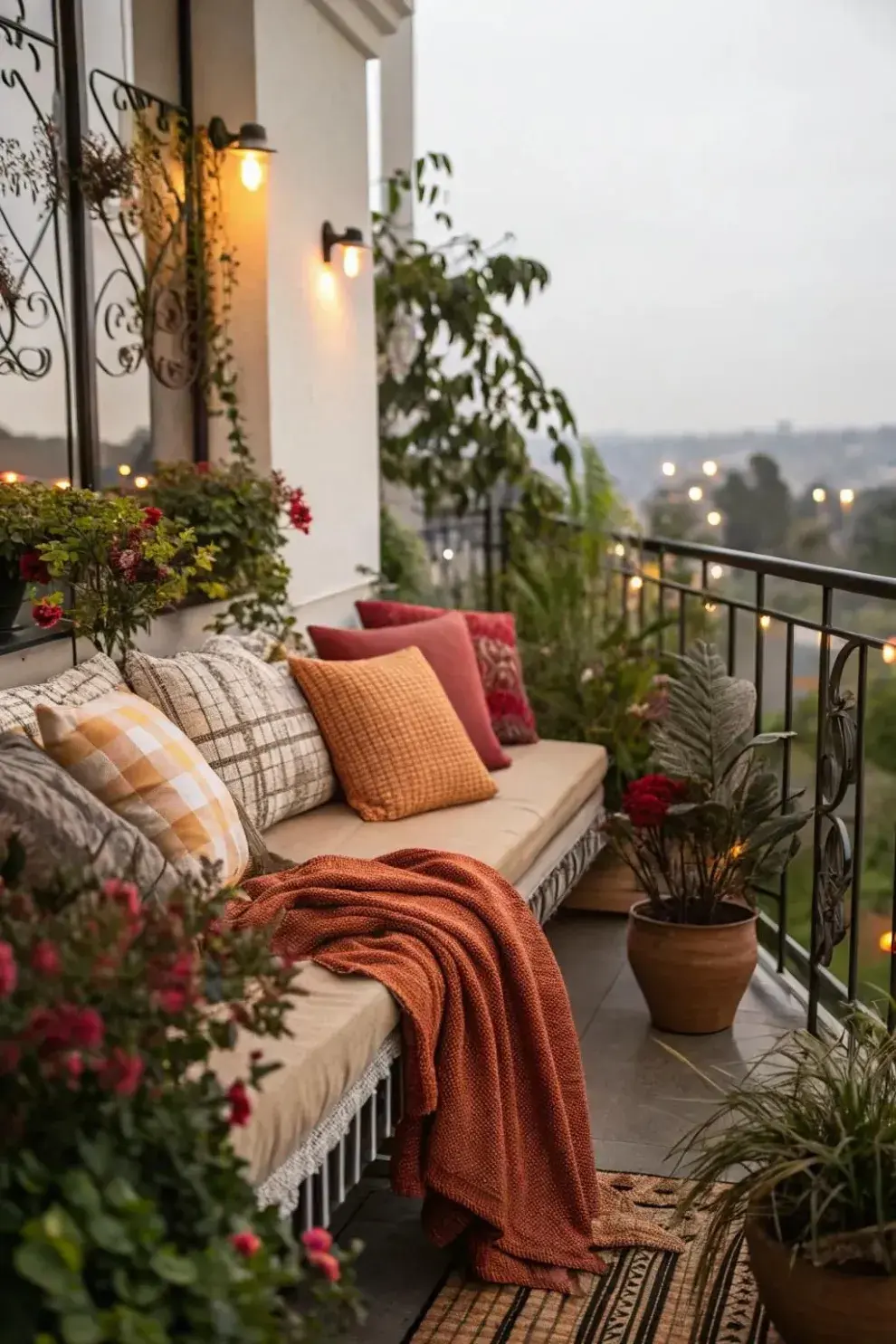 Con una silla cómoda, una mesa auxiliar o un banco, podés armar un pequeño rincón de lectura o relax.