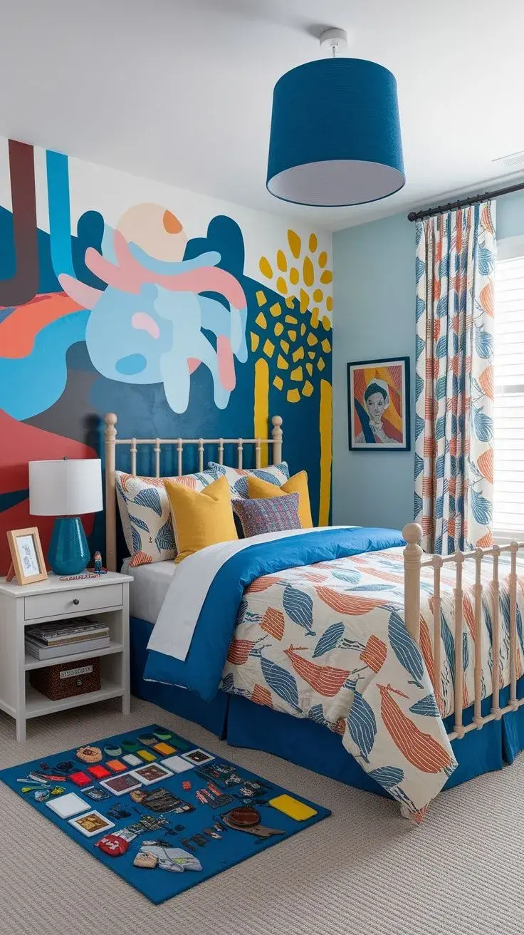 Dividir el cuarto en pequeños sectores ayuda a hacerlo más funcional y atractivo.