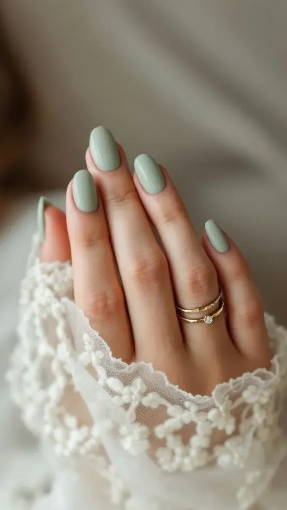 Inspirado en la naturaleza, el verde salvia es uno de los grandes protagonistas del otoño. Transmite calma y queda increíble con tonos tierra o beige.