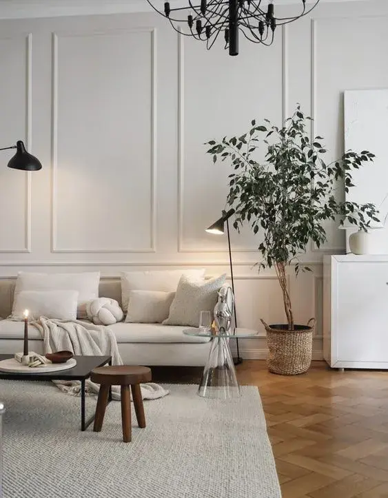 Las molduras vuelven, pero con un enfoque contemporáneo.