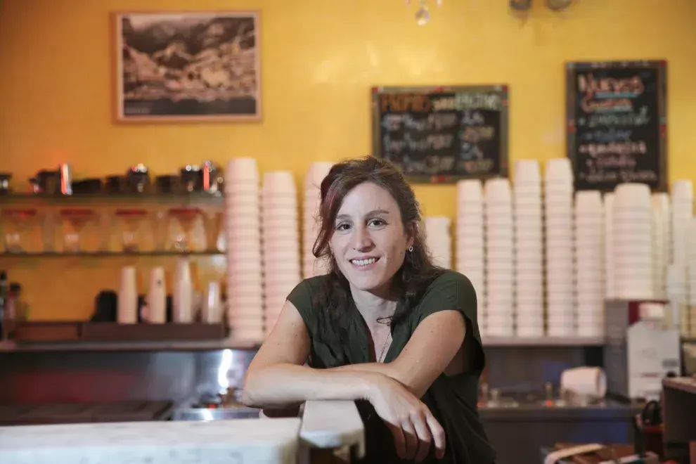 Ana Scannapieco, nieta del fundador de la heladería de 1938.