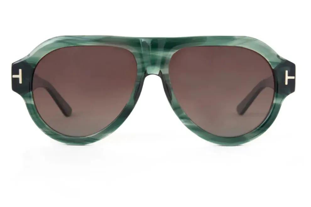 Lente con marco Verde musgo (Bonding Eyewear, $166.500)
