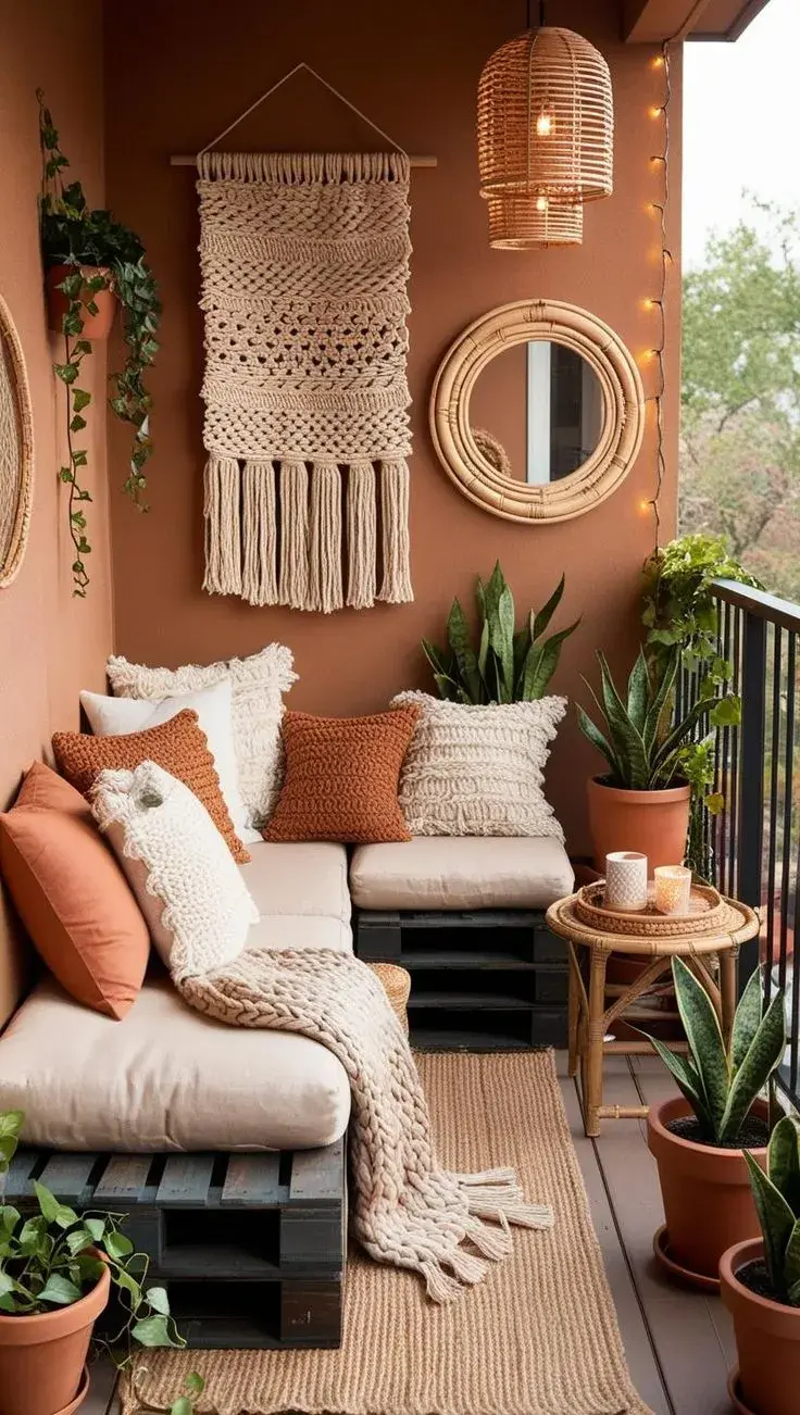 Sin reformas: cómo crear un balcón más íntimo con pocos recursos