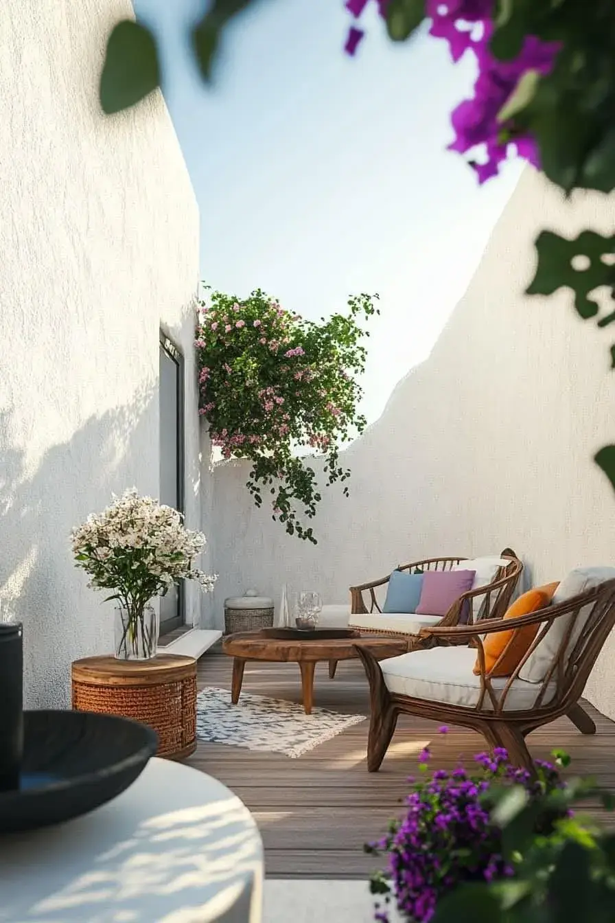 Foto de patio exterior.