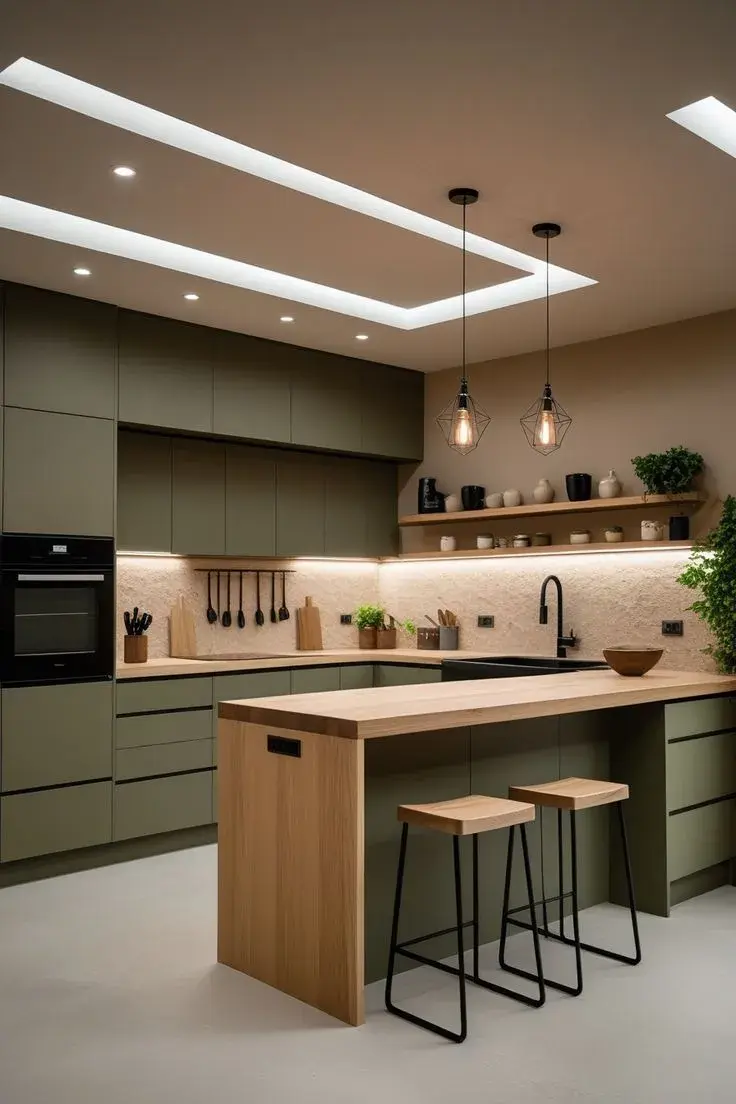  Para un look más contemporáneo, el contraste con negro o blanco sigue siendo un acierto seguro.