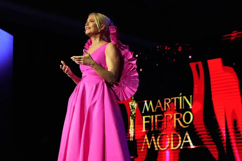 Valeria Mazza es anfitriona de Los Martin Fierro de la Moda desde la primera hora: en 2023.
