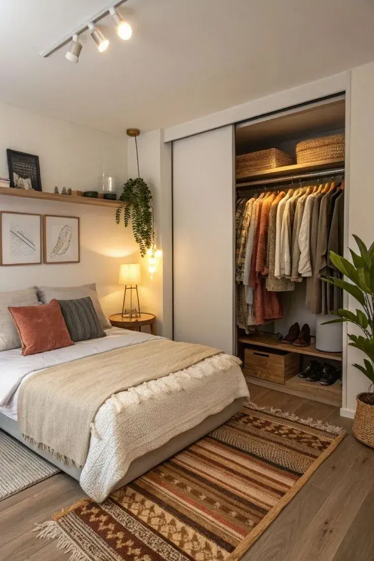 El dormitorio ordenado