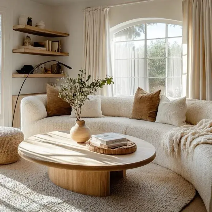 Formas curvas en el living: la tendencia que tu cerebro y espalda agradecen