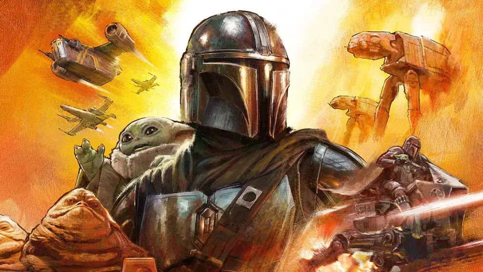 Foto de Star Wars: The Mandalorian and Grogu.
