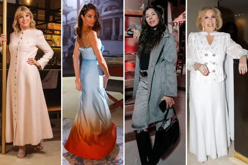 El Martin Fierro de la moda a Mejor estilo en conducción femenina en programa semanal se dirime entreTeté Coustarot (Argentina, de película), Juana Viale (Almorzando con Juana), Josefina “China” Ansa (Lado V) y Mirtha Legrand (La noche de Mirtha).