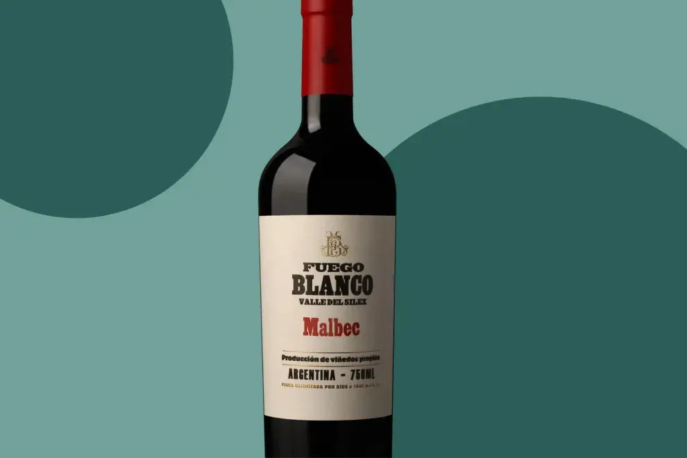 Fuego Blanco Valle del Silex Malbec 2024 – Familia Millán ($15.600, San Juan)