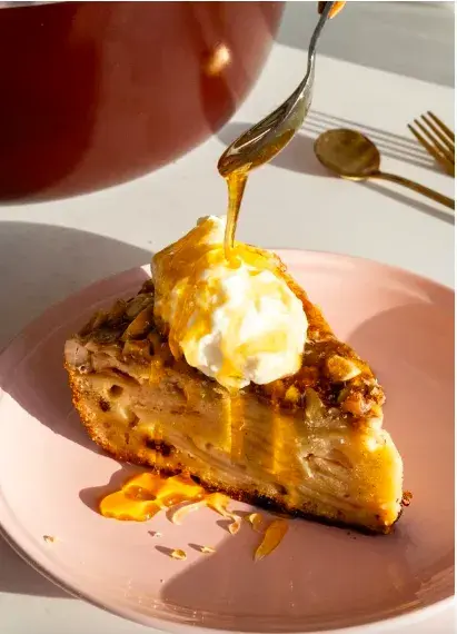  Torta de manzana y frutos secos (sin TACC)
