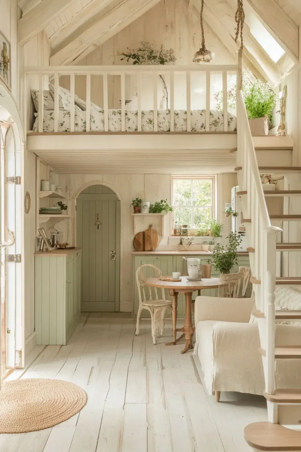En una tiny house, los ambientes rígidos pierden sentido.