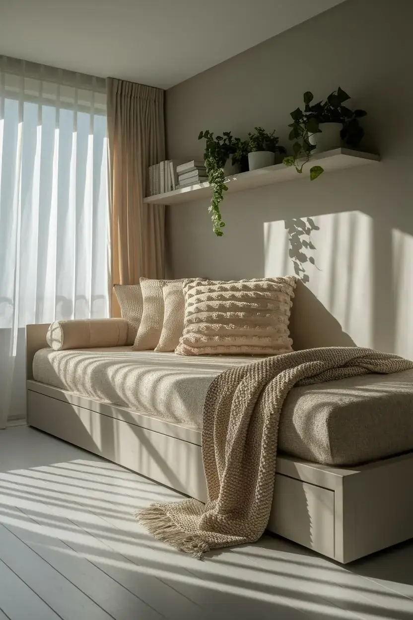 Aprovechar el espacio debajo del sillón