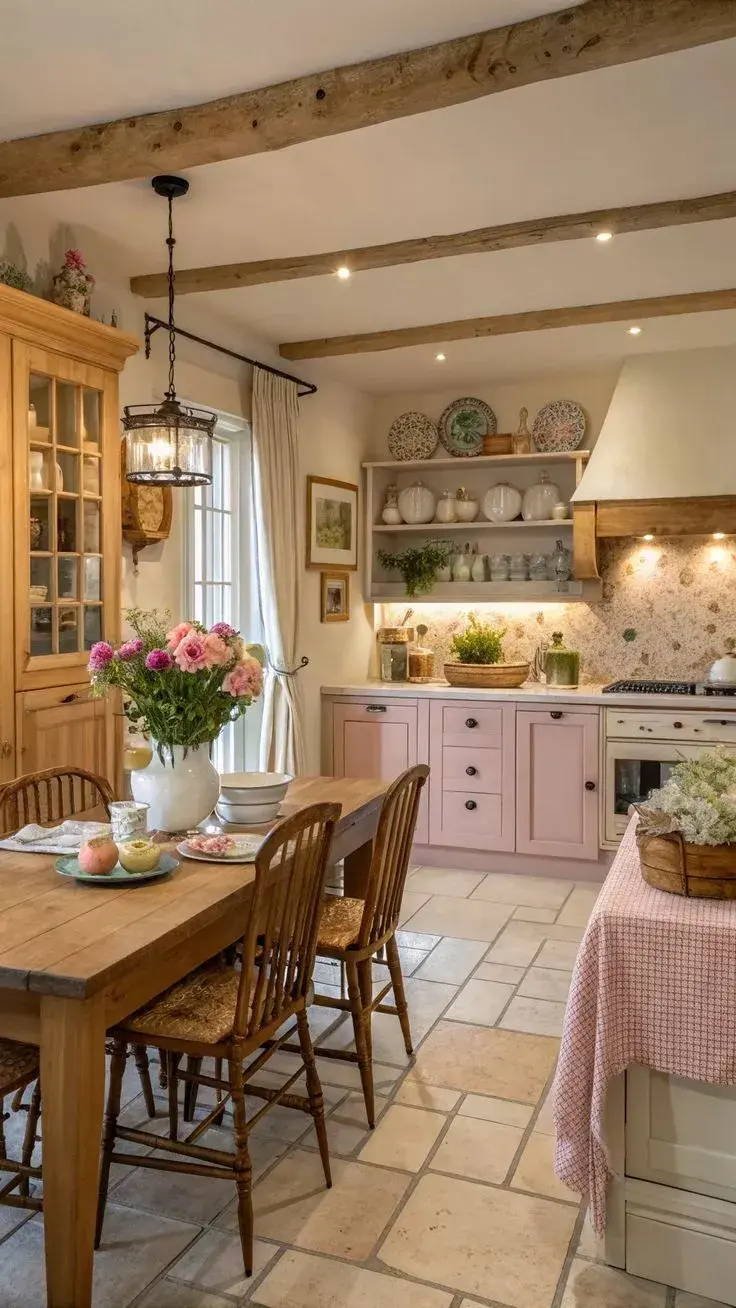 Cálidas, vividas y con encanto nostálgico, las cozy kitchens recuperan el espíritu de las cocinas de antes y se convierten en una de las tendencias deco.