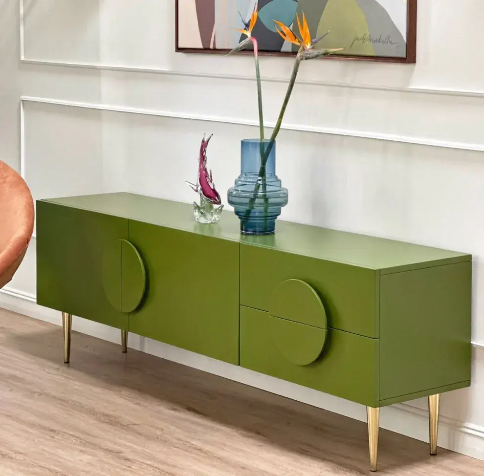 Foto de mueble verde.