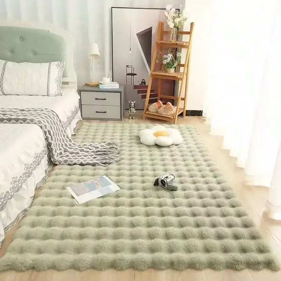 Foto de alfombra en habitación.