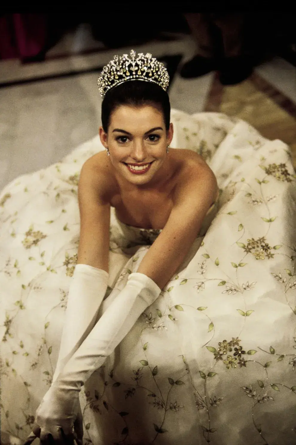 Foto de Anne Hathaway en el diario de la princesa.