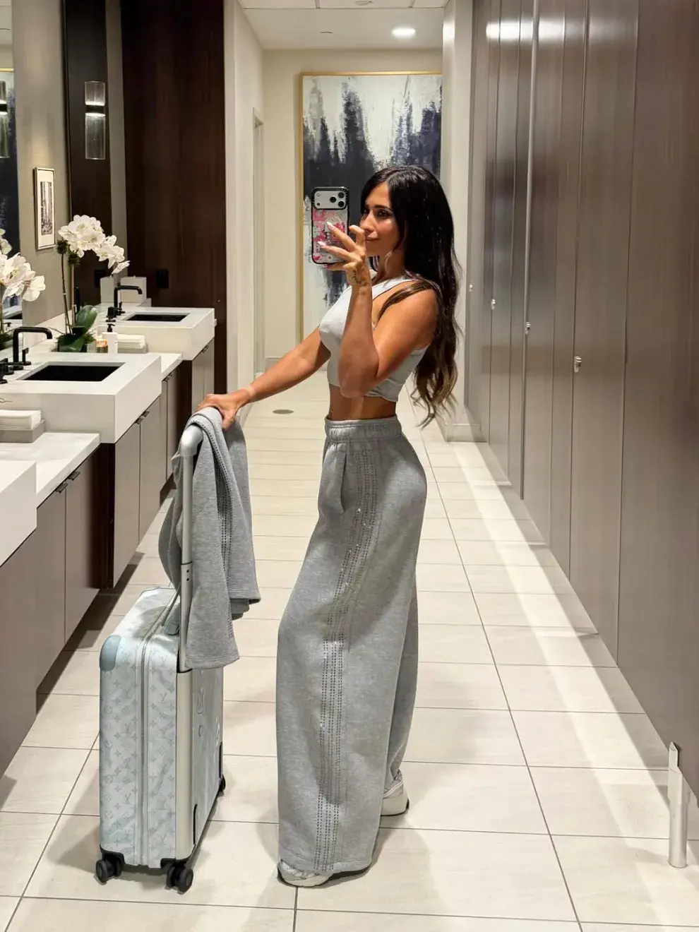 Foto de Antonela Roccuzzo y un look comfy que marca tendencia