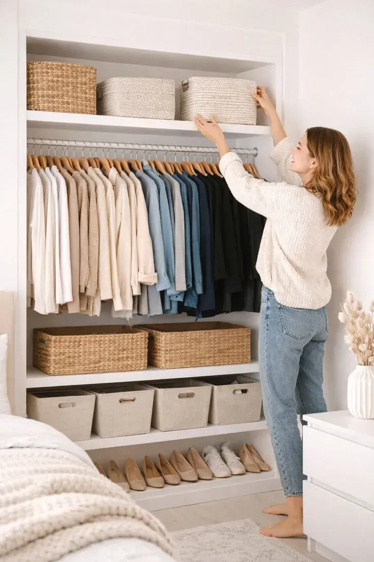 Armario en calma: 5 claves para elegir ropa sin desorden