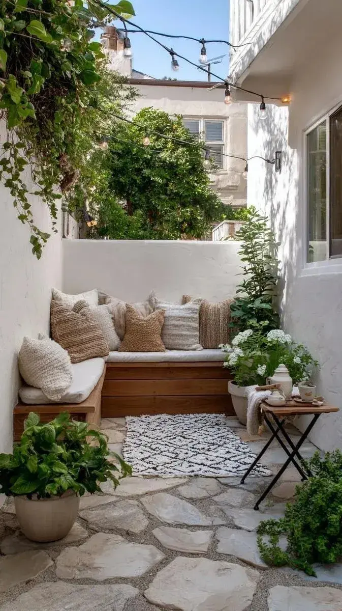 Patios tiny: ideas simples para transformar pocos metros en un refugio otoñal