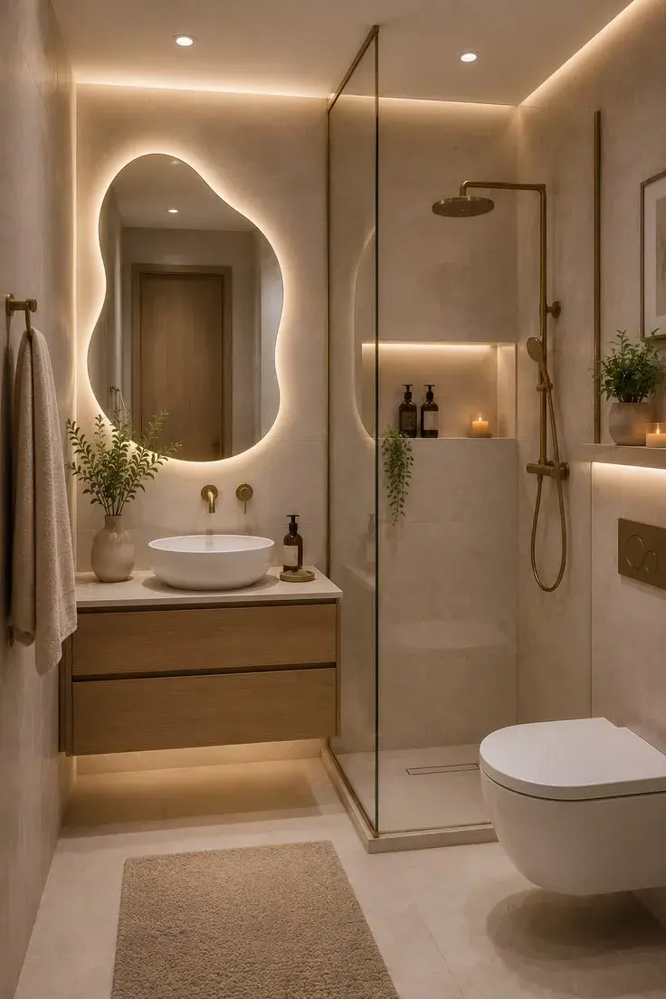 Toilettes mini: colores y materiales que ayudan a ampliar el espacio