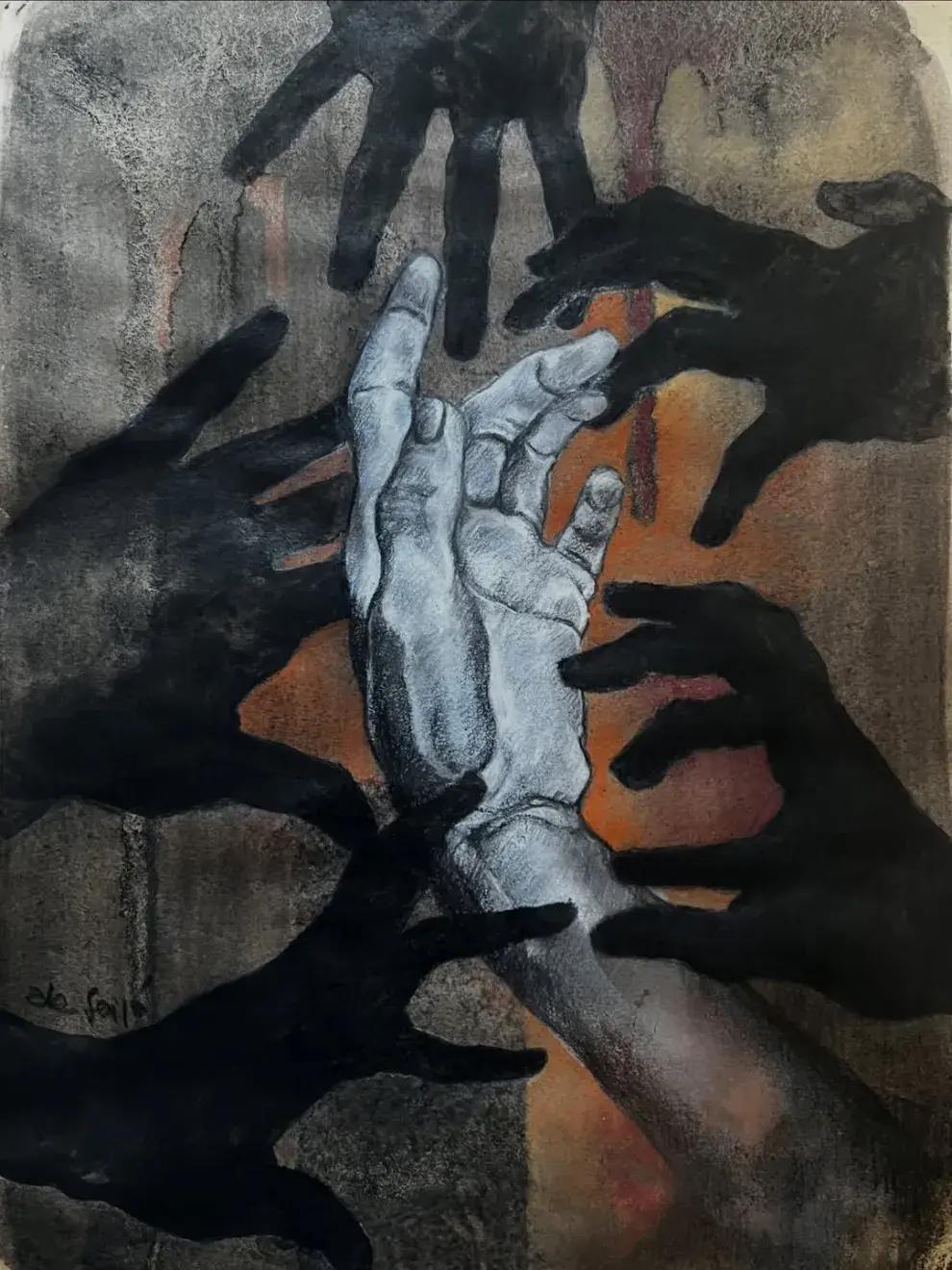 Foto de pintura de Ale Feijo.
