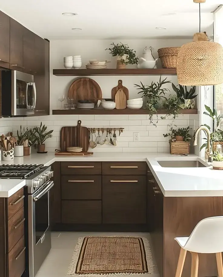Cocinas dark wood: la tendencia que reemplaza al blanco total