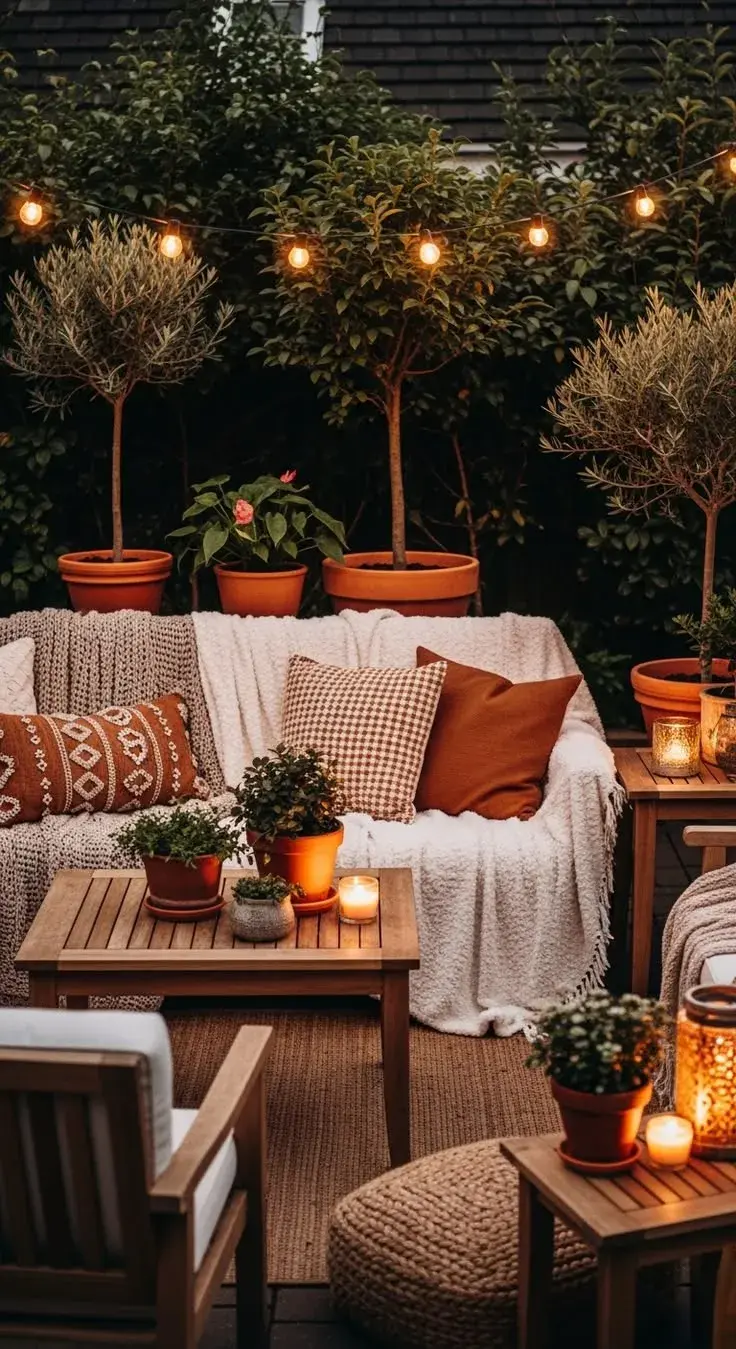 Terraza en calma: 5 claves para convertirla en refugio urbano en otoño