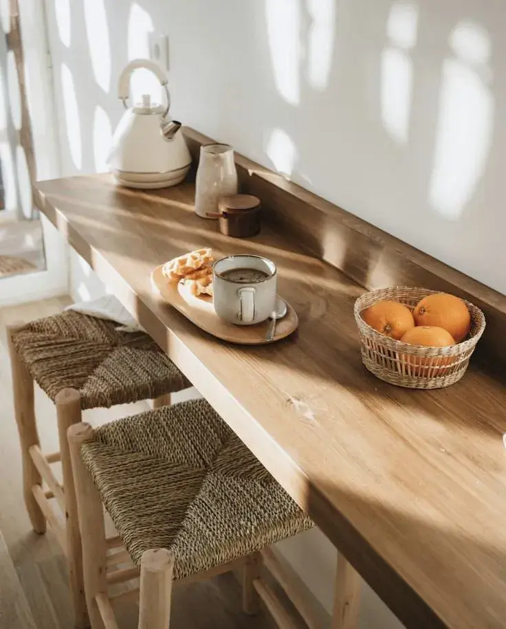 Desayunadores estrechos: ideas para lograr un espacio funcional y agradable