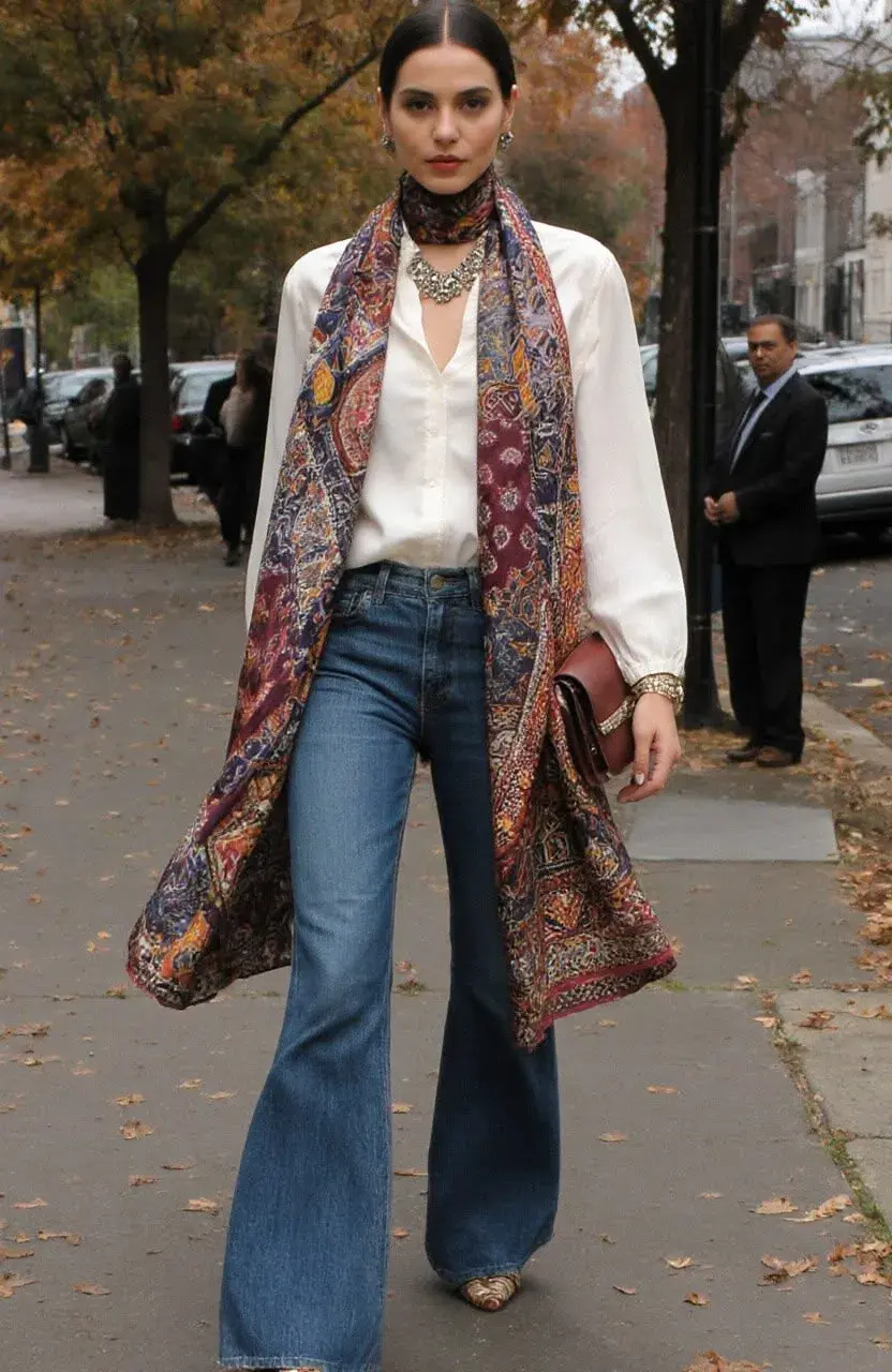 El boho vuelve, pero en versión más sofisticada. Se aleja del exceso para apostar por combinaciones más limpias, donde cada pieza tiene protagonismo.