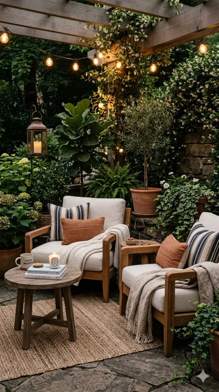 Patios tiny: ideas simples para transformar pocos metros en un refugio otoñal