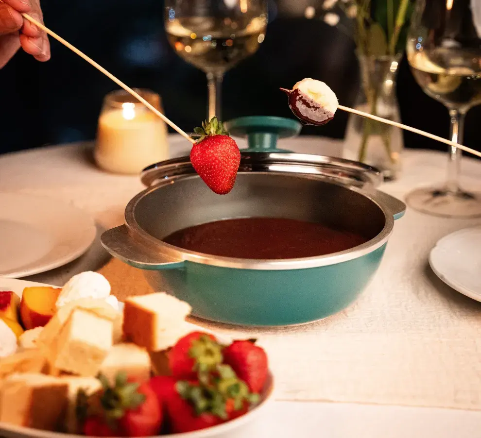 Fondue de chocolate: la receta perfecta para disfrutar en los días fríos