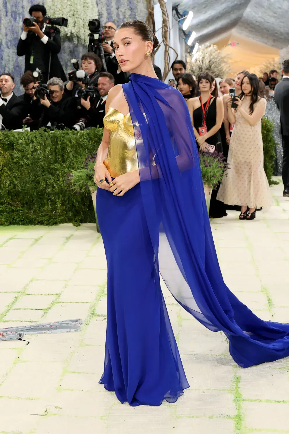 Hailey Bieber en la Met Gala 2026.