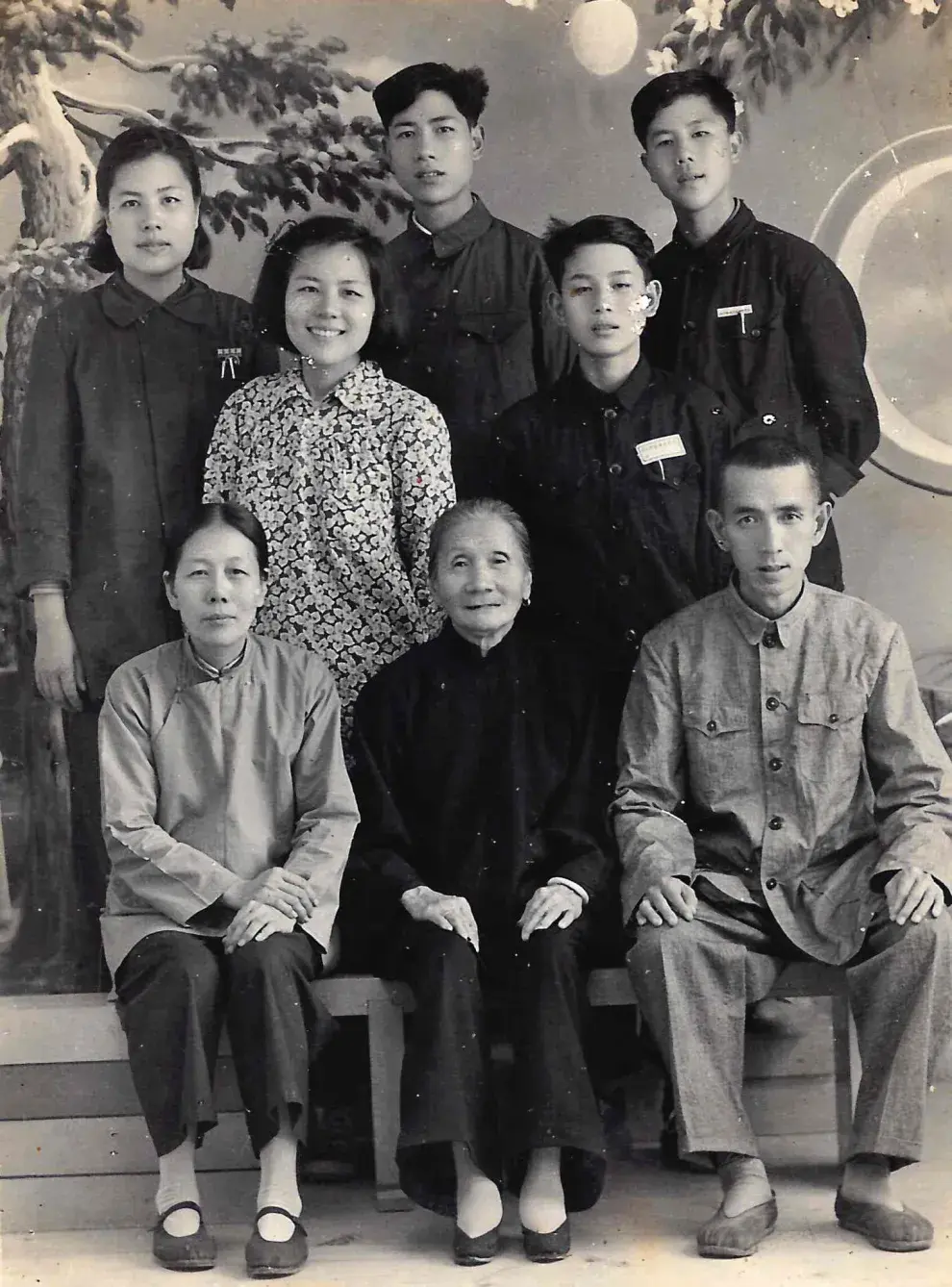 Parte de la familia de ancestros de Karina Gao.