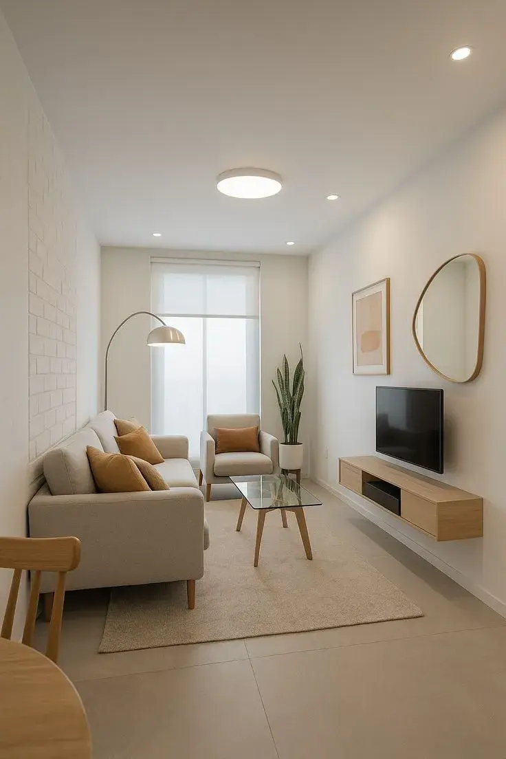 Tiny living rooms: ideas para ganar metros y hacer que el living se vea más grande