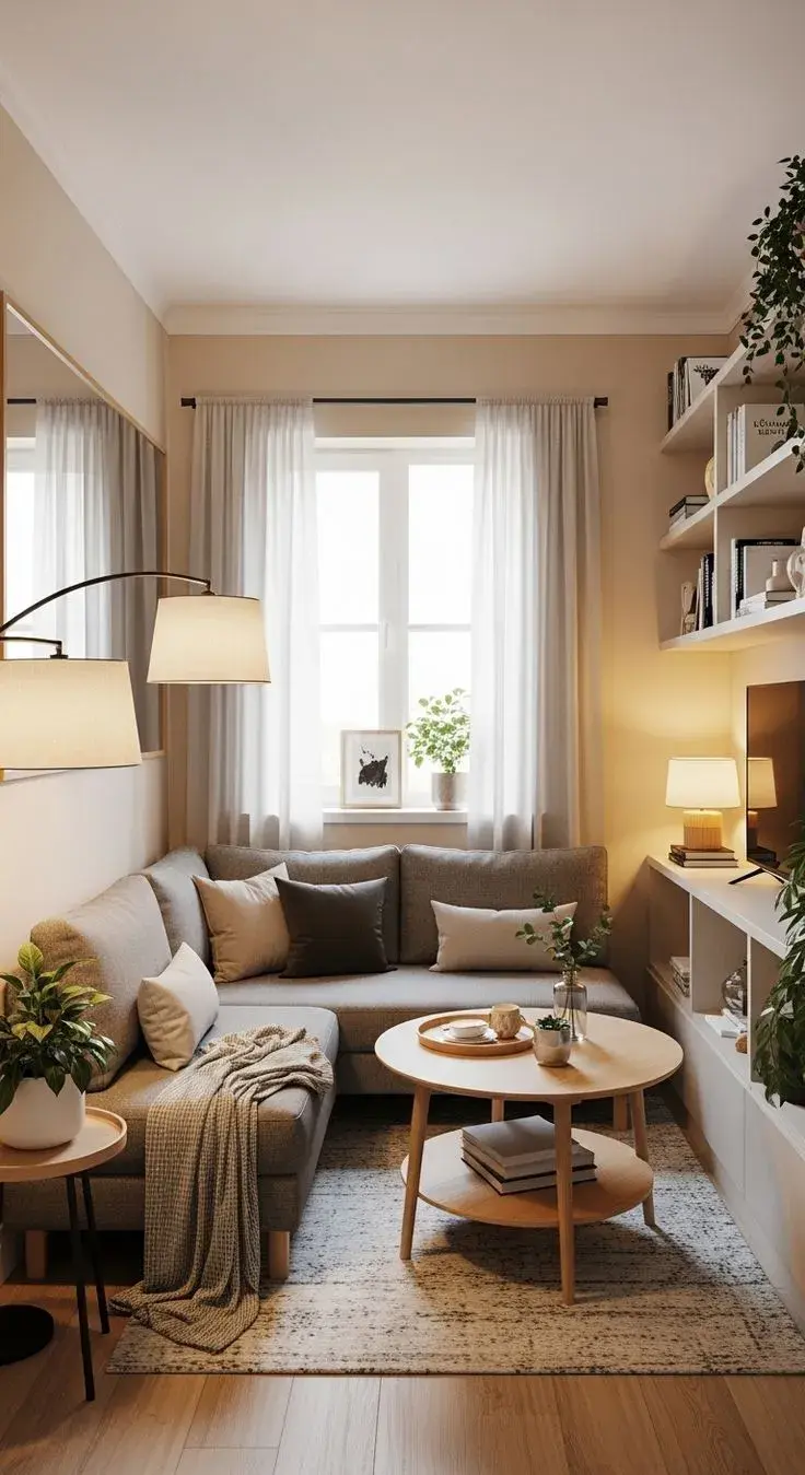 Livings estrechos: 10 ideas simples para aprovecharlos sin resignar estilo