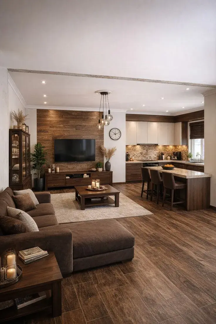 Madera oscura: ideas deco para sumar la tendencia más elegante de 2026 en tu casa