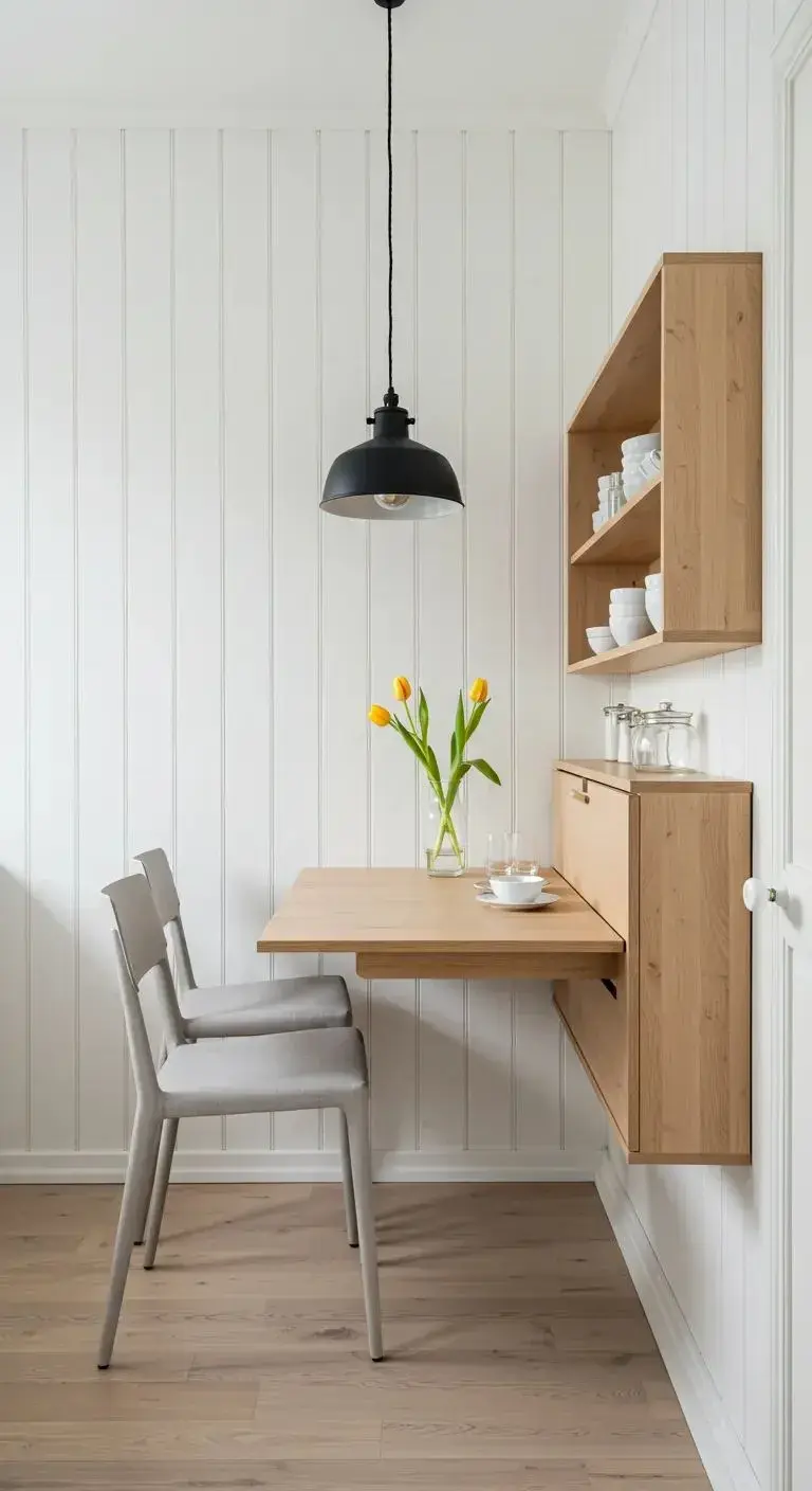 Mueble de cocina empotrados en la pared.