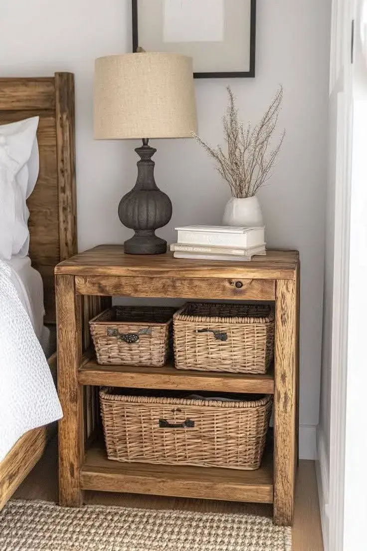 Foto de mueble de madera.