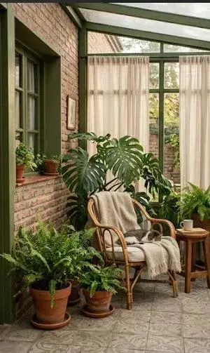Ideas simples para armar un jardín de invierno en casa