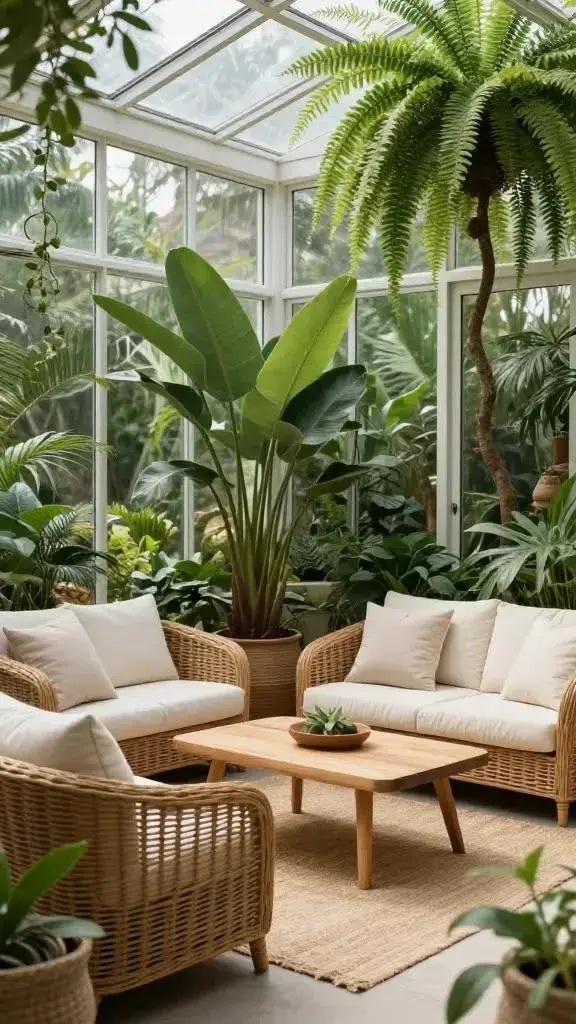 Ideas simples para armar un jardín de invierno en casa