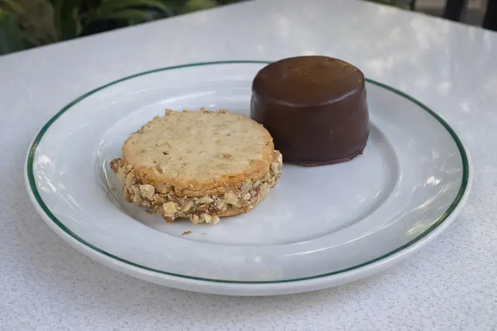 Alfajores de los que sirven en Museo Evita Restaurant
