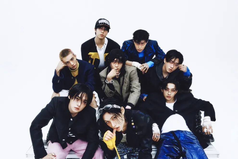 Foto de la banda Stray Kids.