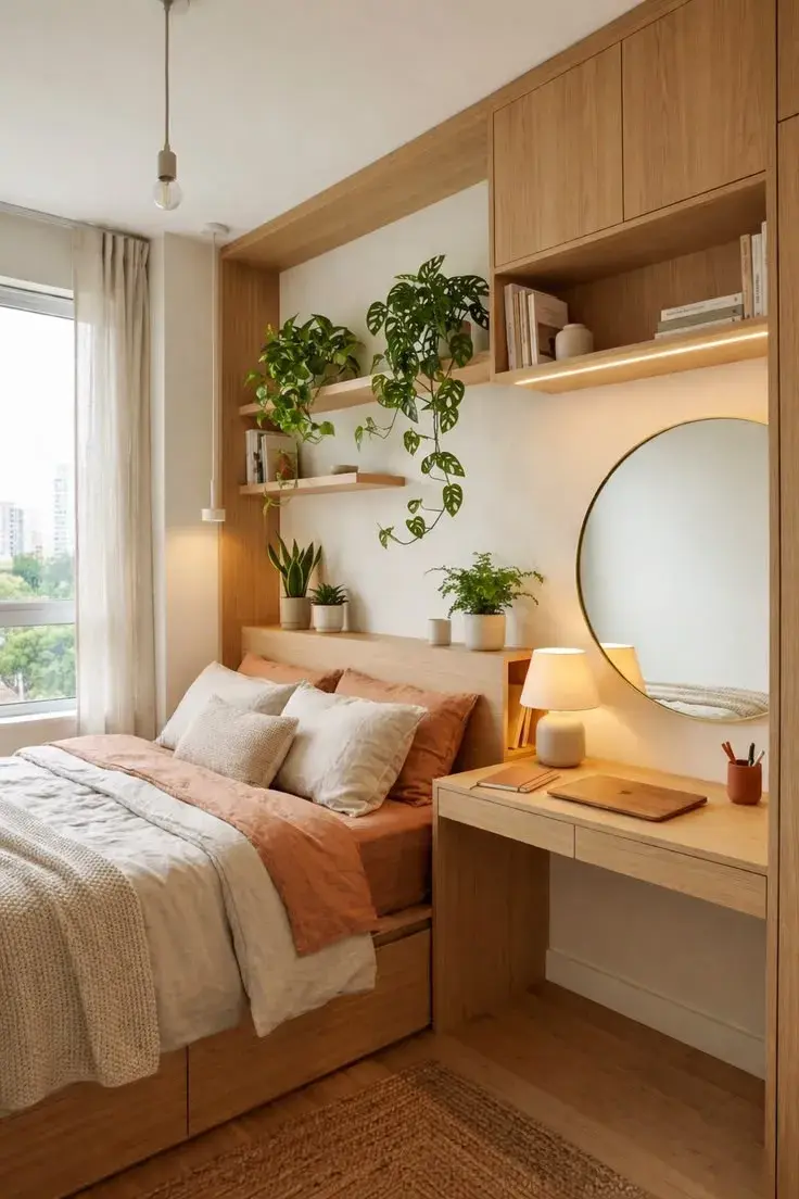 Tiny bedrooms: tendencias deco que hacen que los espacios mini se sientan más amplios