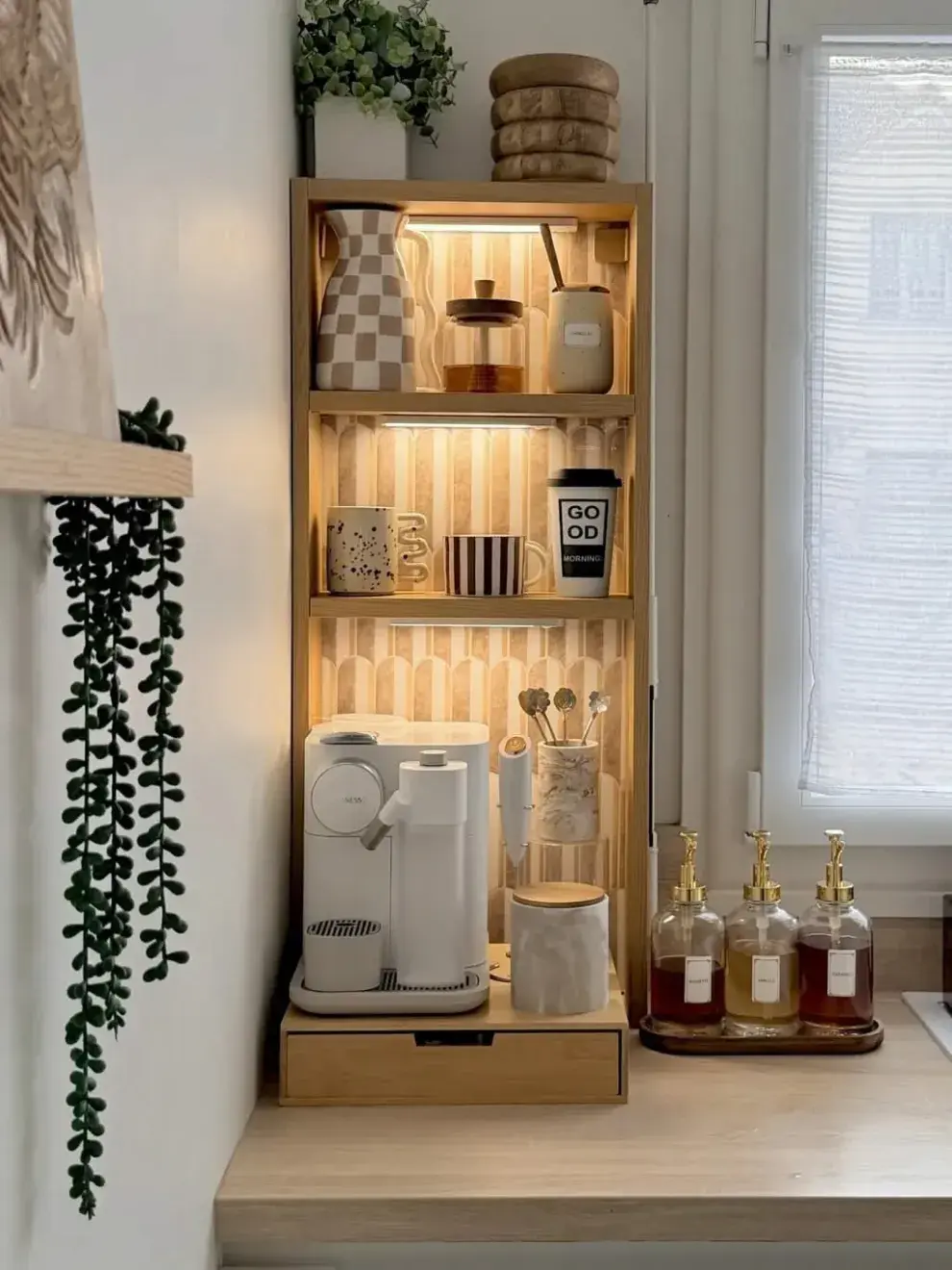 Tiny coffee corners: ideas para crear un rincón de café lindo y funcional