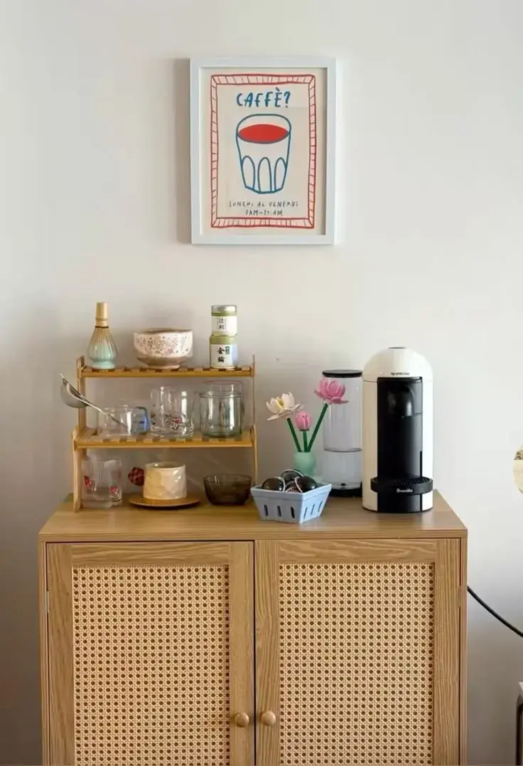 Tiny coffee corners: ideas para crear un rincón de café lindo y funcional