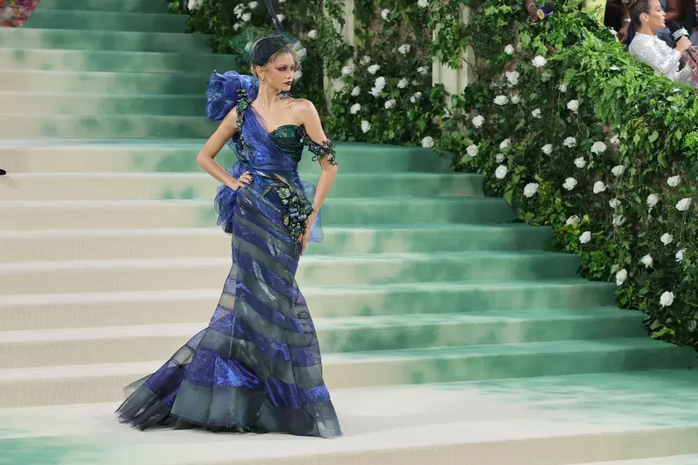 Foto de Zendaya en la Met Gala.