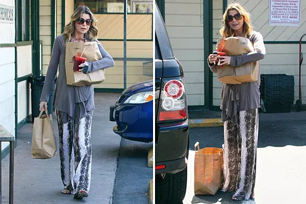 El pitón se viene con todo y amenaza con destronar al leopardo, pero estos pantalones de Ellen Pompeo... ¿ustedes, qué dicen?