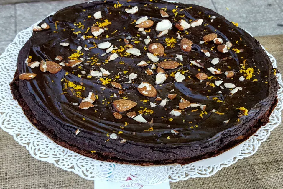 Torta de batata y chocolate, por Daniela Asís.